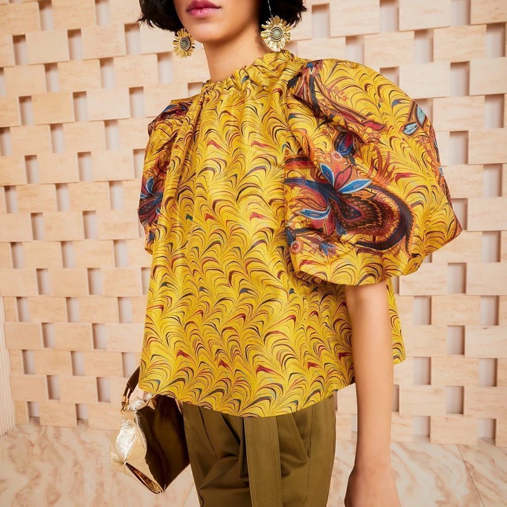 Ulla Johnson Lorena Top Tiger’s Eye